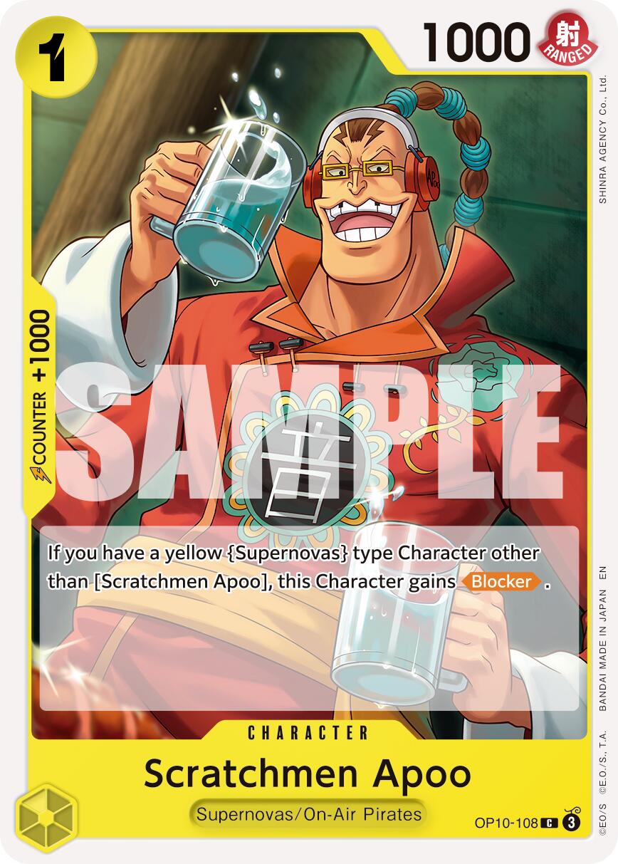 Scratchmen Apoo (OP10-108) (Reprint) [Premium Booster -The Best- Vol. 2] | Total Play