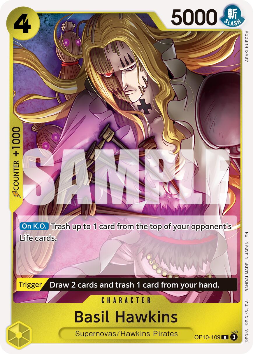 Basil Hawkins (OP10-109) (Reprint) [Premium Booster -The Best- Vol. 2] | Total Play