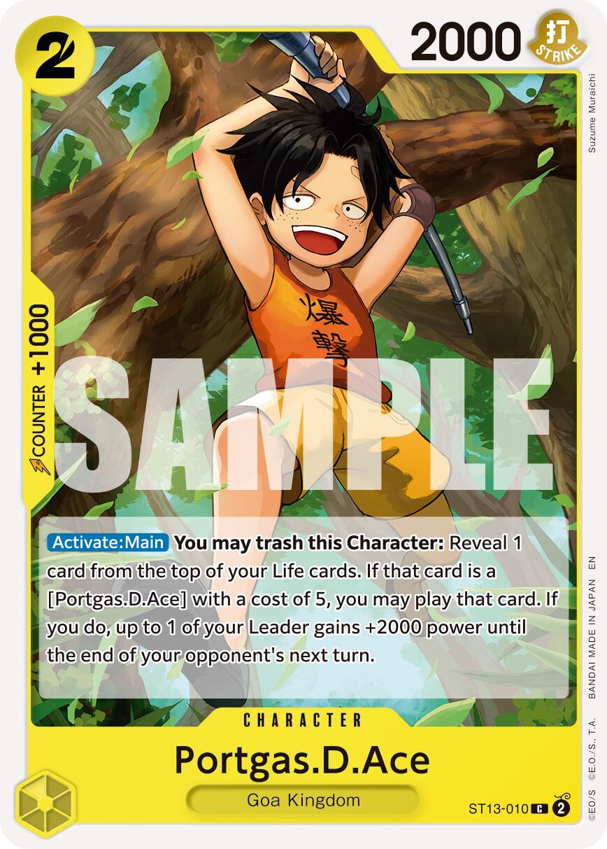 Portgas.D.Ace (ST13-010) (Reprint) [Premium Booster -The Best- Vol. 2] | Total Play
