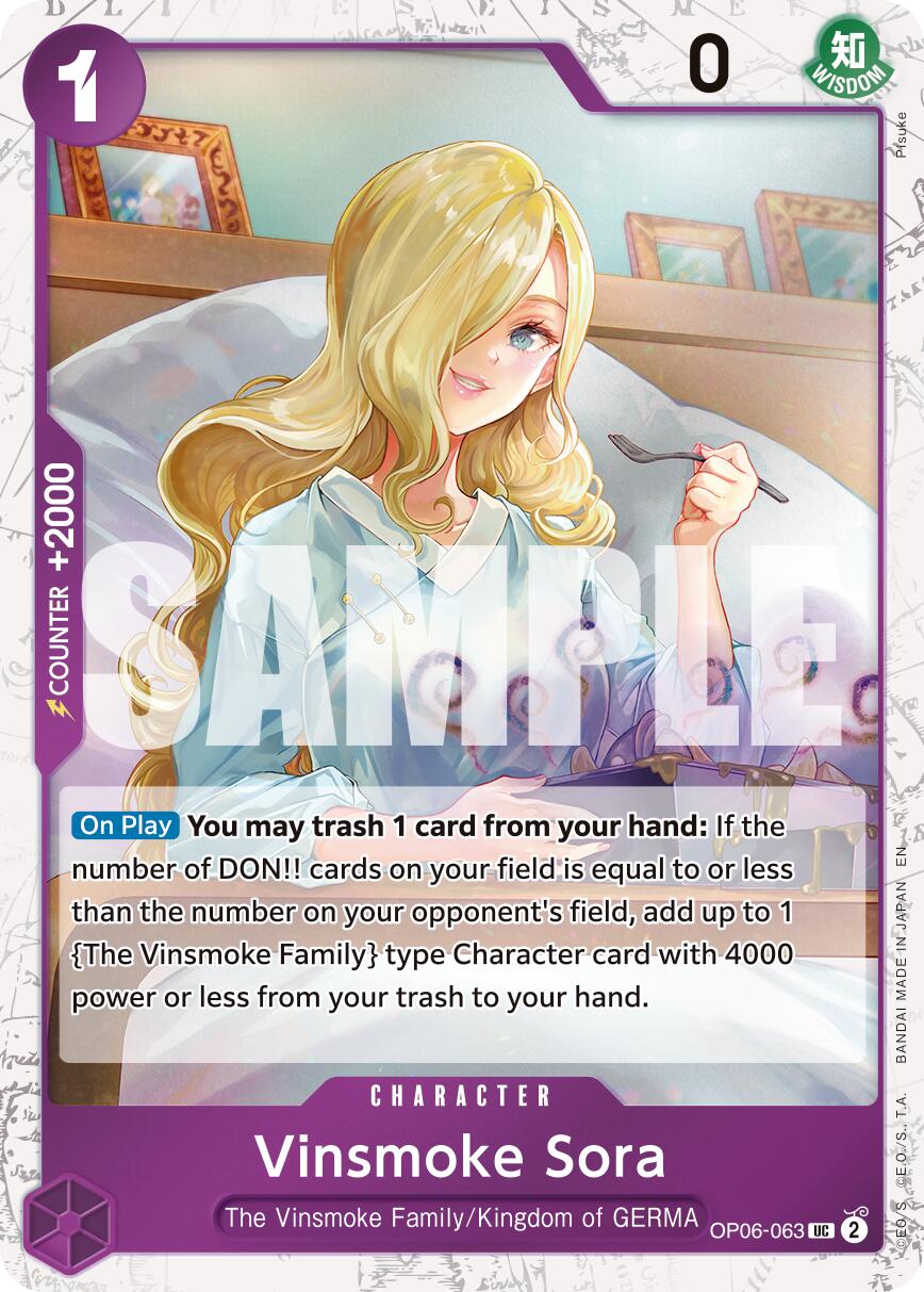 Vinsmoke Sora (Pirate Foil) [Premium Booster -The Best- Vol. 2] | Total Play