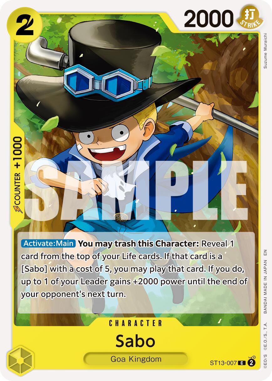 Sabo (ST13-007) (Reprint) [Premium Booster -The Best- Vol. 2] | Total Play