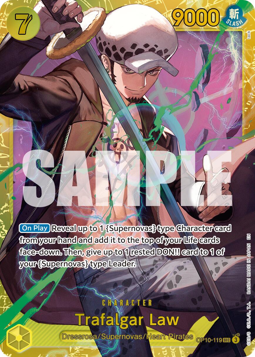Trafalgar Law (OP10-119) (Reprint) [Premium Booster -The Best- Vol. 2] | Total Play