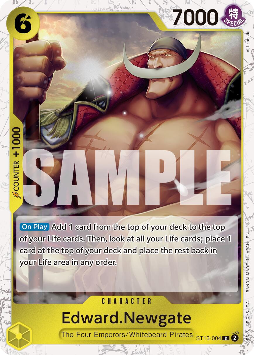 Edward.Newgate (ST13-004) (Pirate Foil) [Premium Booster -The Best- Vol. 2] | Total Play