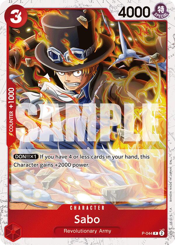 Sabo (P-044) (Pirate Foil) [Premium Booster -The Best- Vol. 2] | Total Play