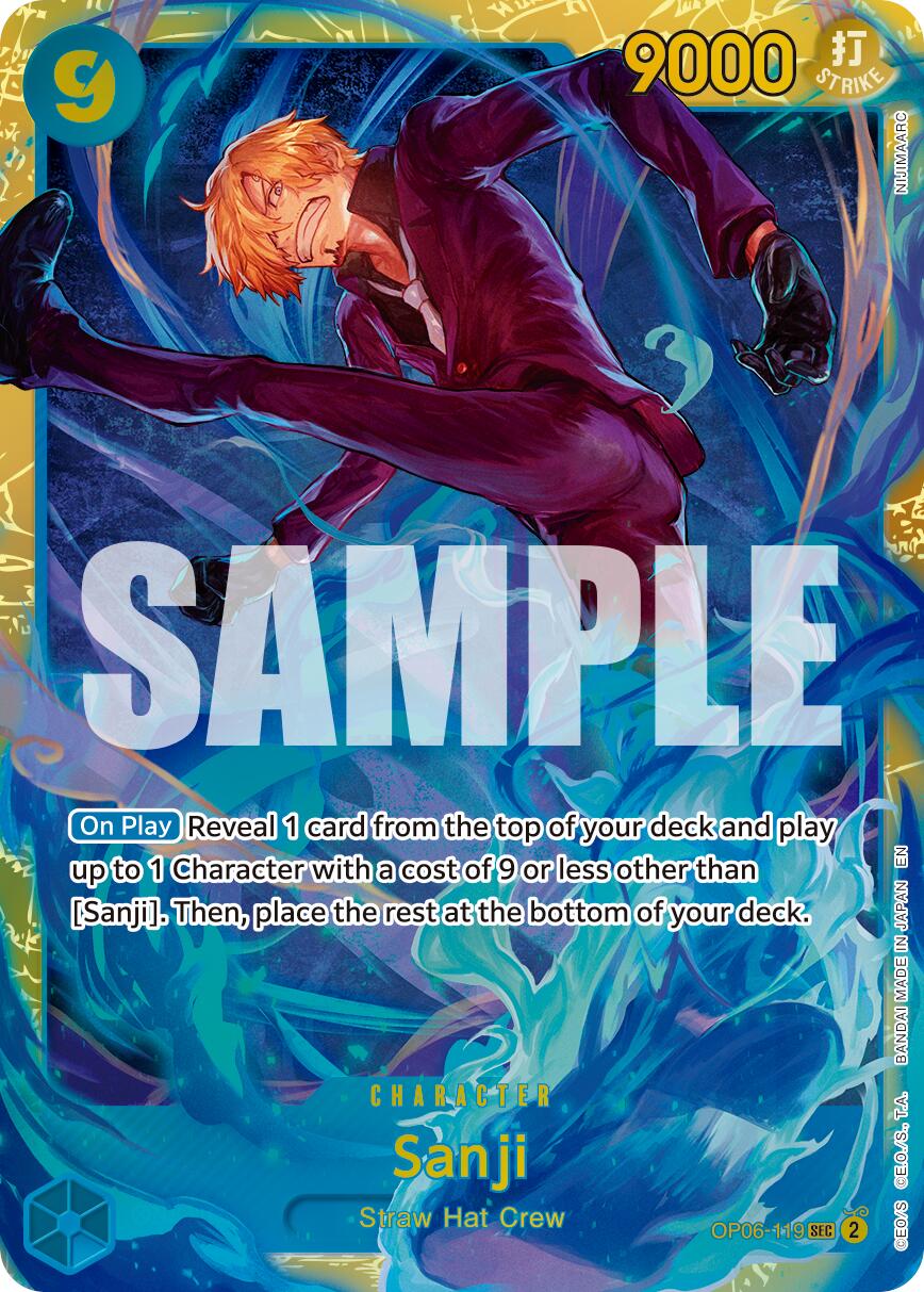 Sanji (OP06-119) (Reprint) [Premium Booster -The Best- Vol. 2] | Total Play