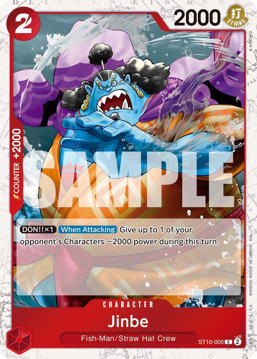 Jinbe (ST10-005) (Pirate Foil) [Premium Booster -The Best- Vol. 2] | Total Play