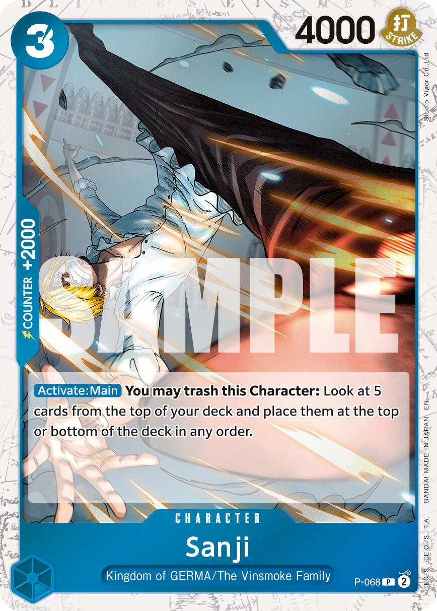Sanji (P-068) (Pirate Foil) [Premium Booster -The Best- Vol. 2] | Total Play