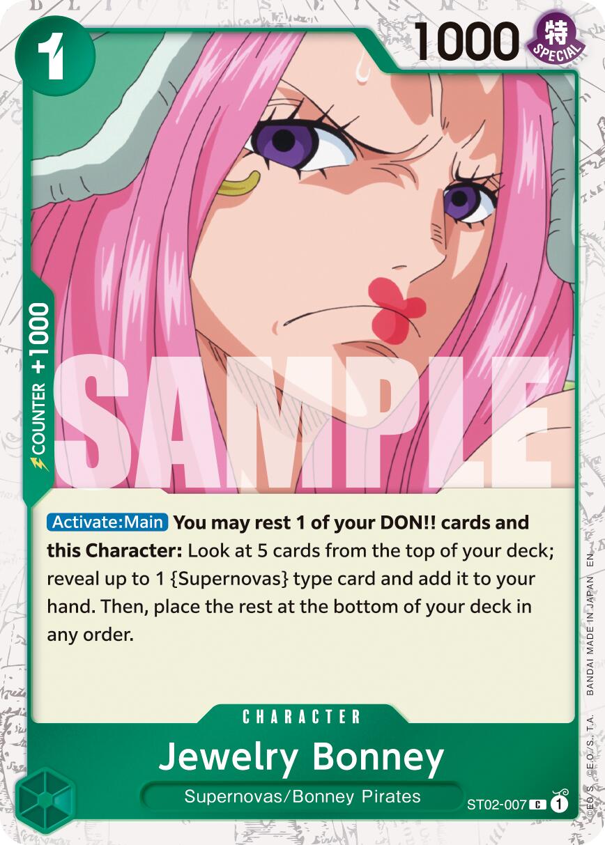 Jewelry Bonney (ST02-007) (Pirate Foil) [Premium Booster -The Best- Vol. 2] | Total Play