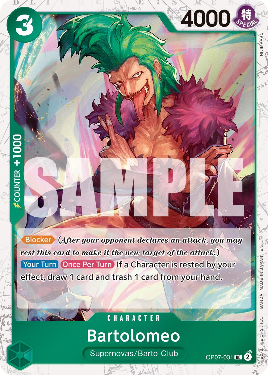 Bartolomeo (Pirate Foil) [Premium Booster -The Best- Vol. 2] | Total Play