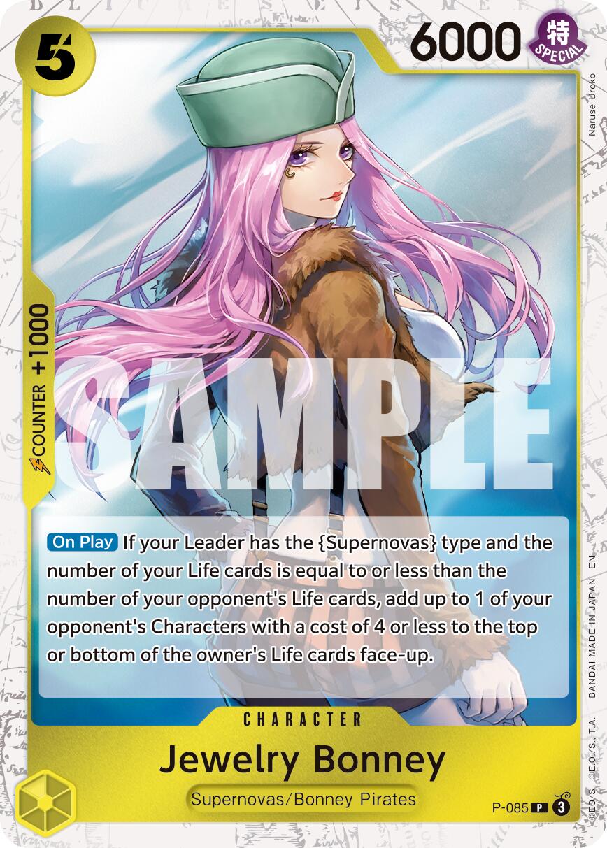 Jewelry Bonney (P-085) (Pirate Foil) [Premium Booster -The Best- Vol. 2] | Total Play