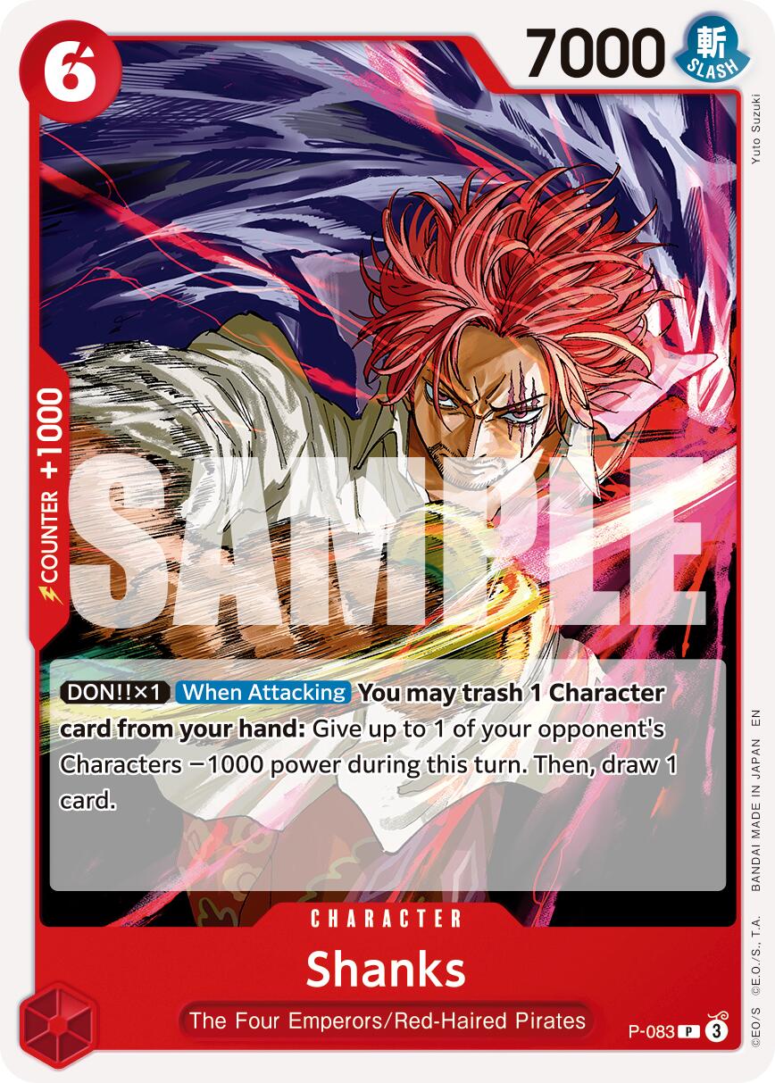 Shanks (P-083) (Reprint) [Premium Booster -The Best- Vol. 2] | Total Play