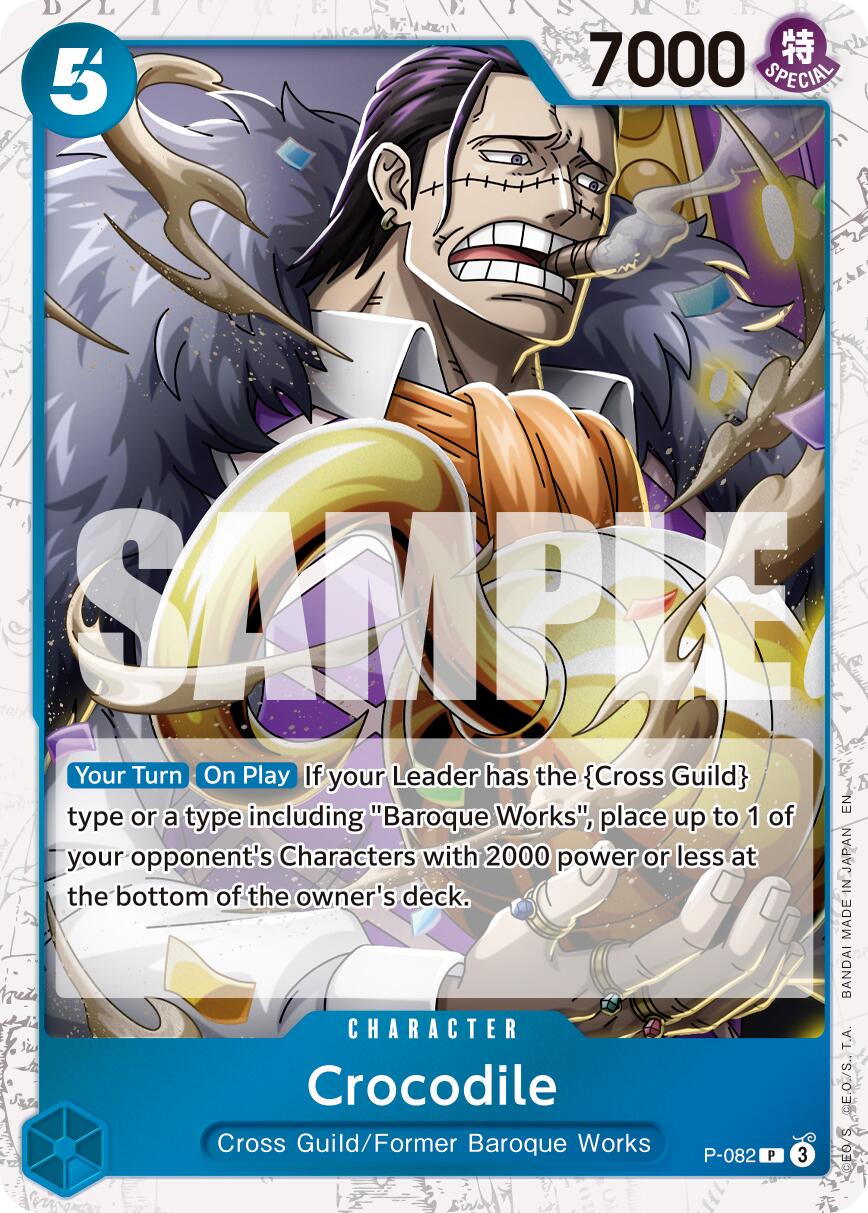 Crocodile (P-082) (Pirate Foil) [Premium Booster -The Best- Vol. 2] | Total Play