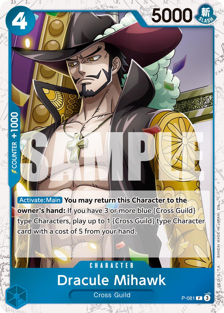 Dracule Mihawk (P-081) (Pirate Foil) [Premium Booster -The Best- Vol. 2] | Total Play