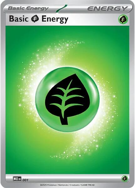 Basic Grass Energy - 001 [Mega Evolution Energies] | Total Play