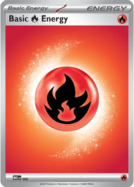 Basic Fire Energy - 002 [Mega Evolution Energies] | Total Play