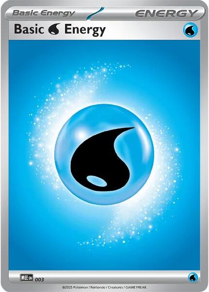 Basic Water Energy - 003 [Mega Evolution Energies] | Total Play