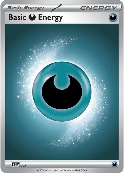 Basic Darkness Energy - 007 [Mega Evolution Energies] | Total Play