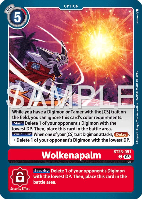 Wolkenapalm [BT23-091] [Hackers' Slumber] | Total Play