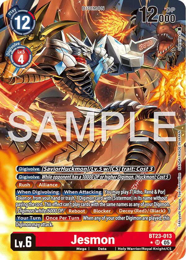 Jesmon [BT23-013] (Alternate Art) [Hackers' Slumber] | Total Play
