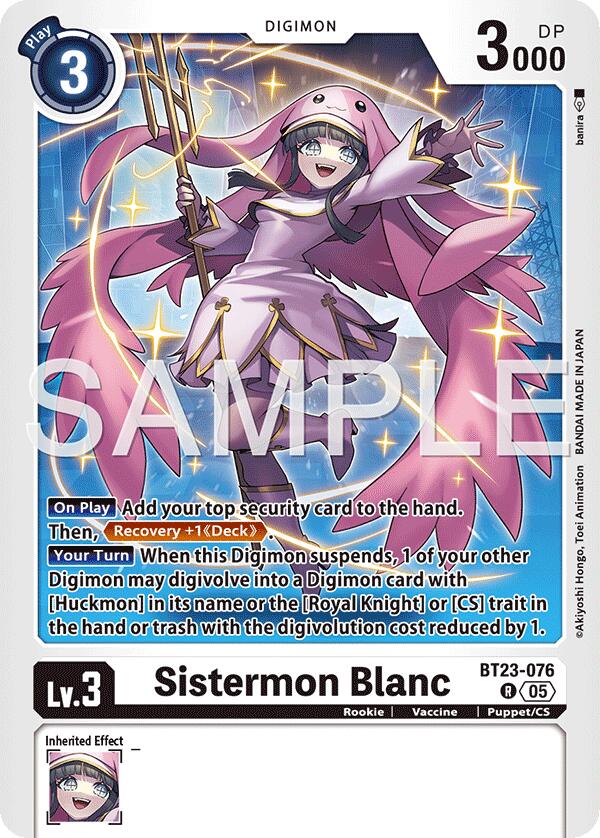Sistermon Blanc [BT23-076] [Hackers' Slumber] | Total Play