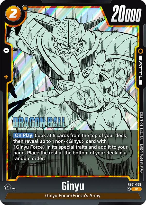 Ginyu (FB01-108) [Manga Booster 02] | Total Play