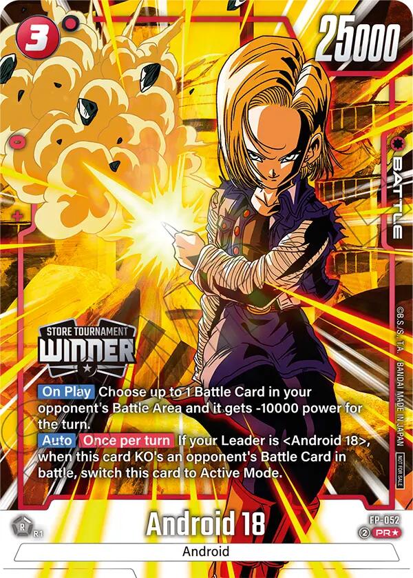 Android 18 (Tournament Pack 08 - Winner) [Fusion World Tournament Cards] | Total Play