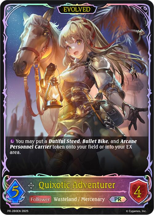 Quixotic Adventurer (Evolved) (PR-280EN) [Promotional Cards] | Total Play