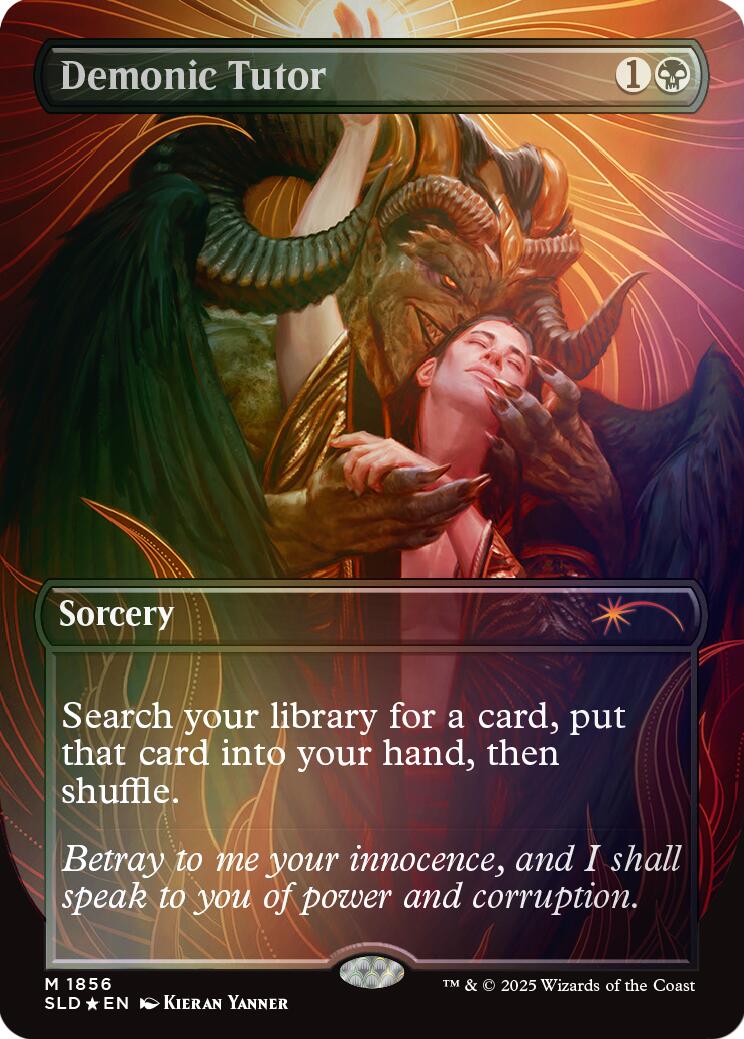Demonic Tutor (Rainbow Foil) [Secret Lair Drop Series] | Total Play