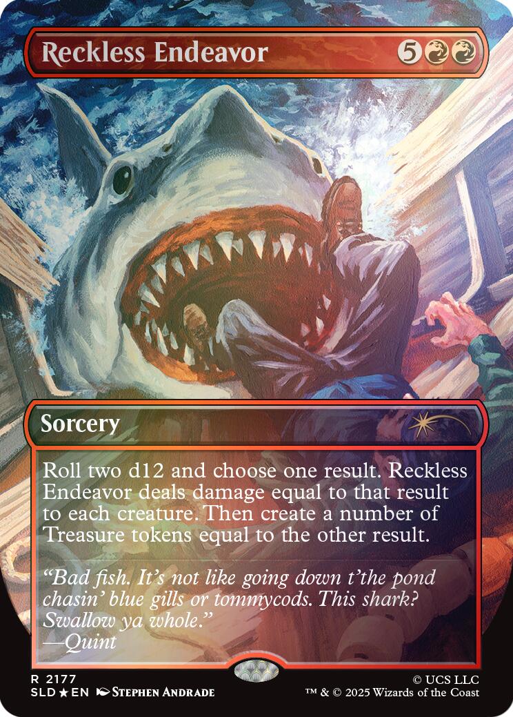 Reckless Endeavor (Rainbow Foil) [Secret Lair Drop Series] | Total Play