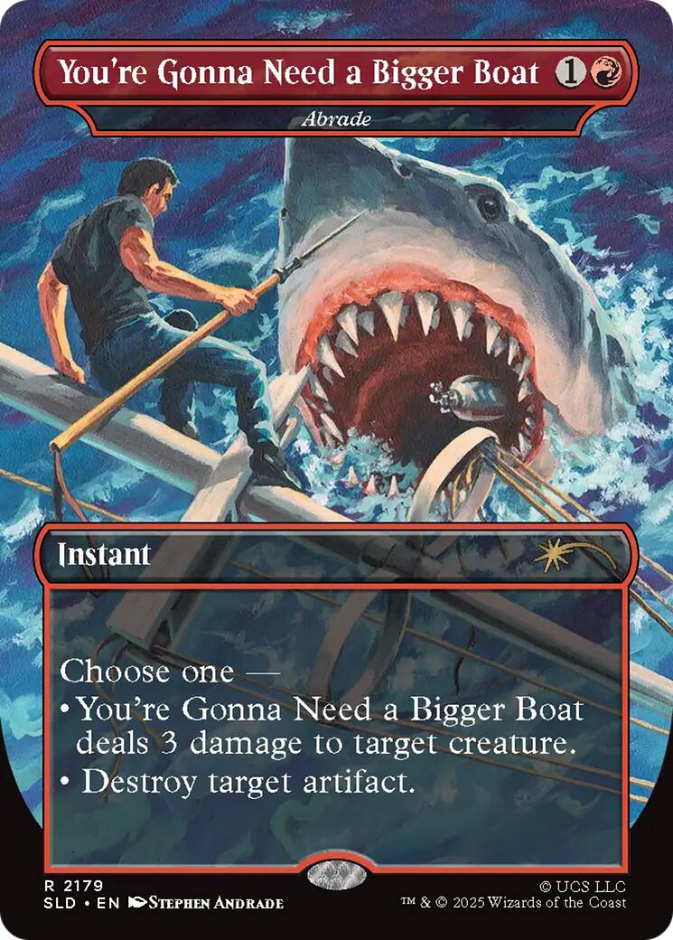 You're Gonna Need a Bigger Boat - Abrade [Secret Lair Drop Series] | Total Play