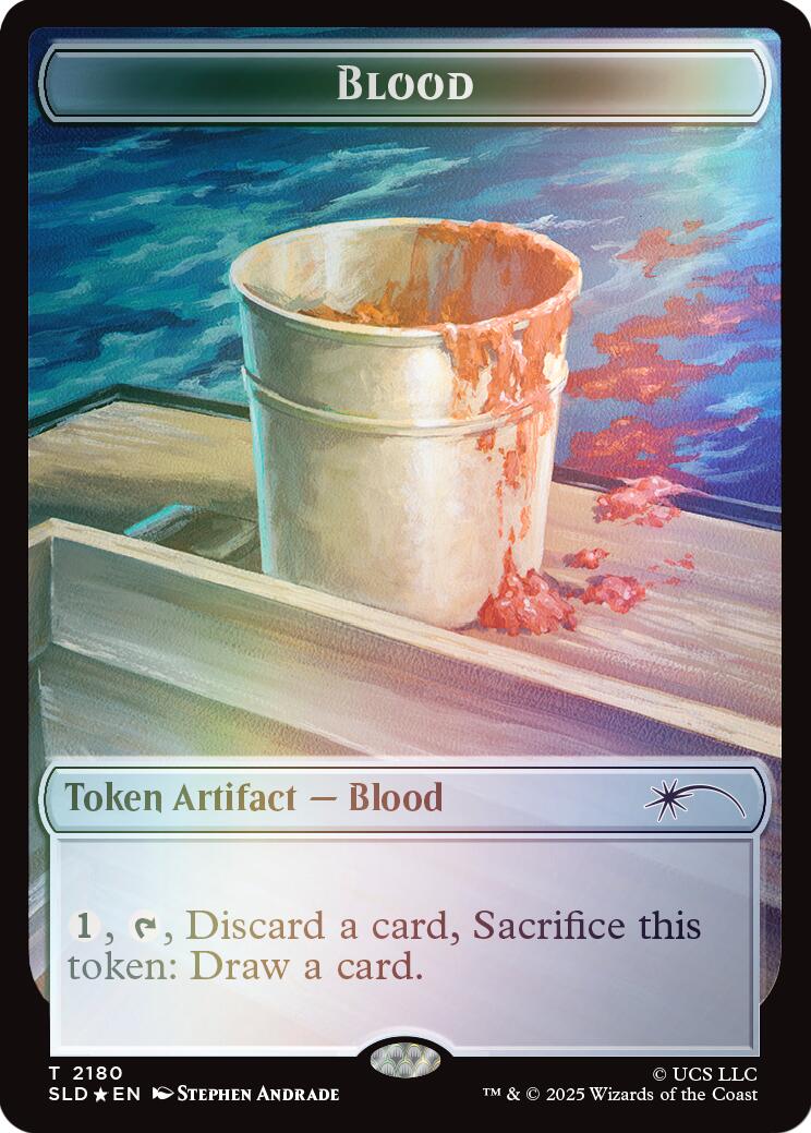 Blood Token (Rainbow Foil) [Secret Lair Drop Series] | Total Play
