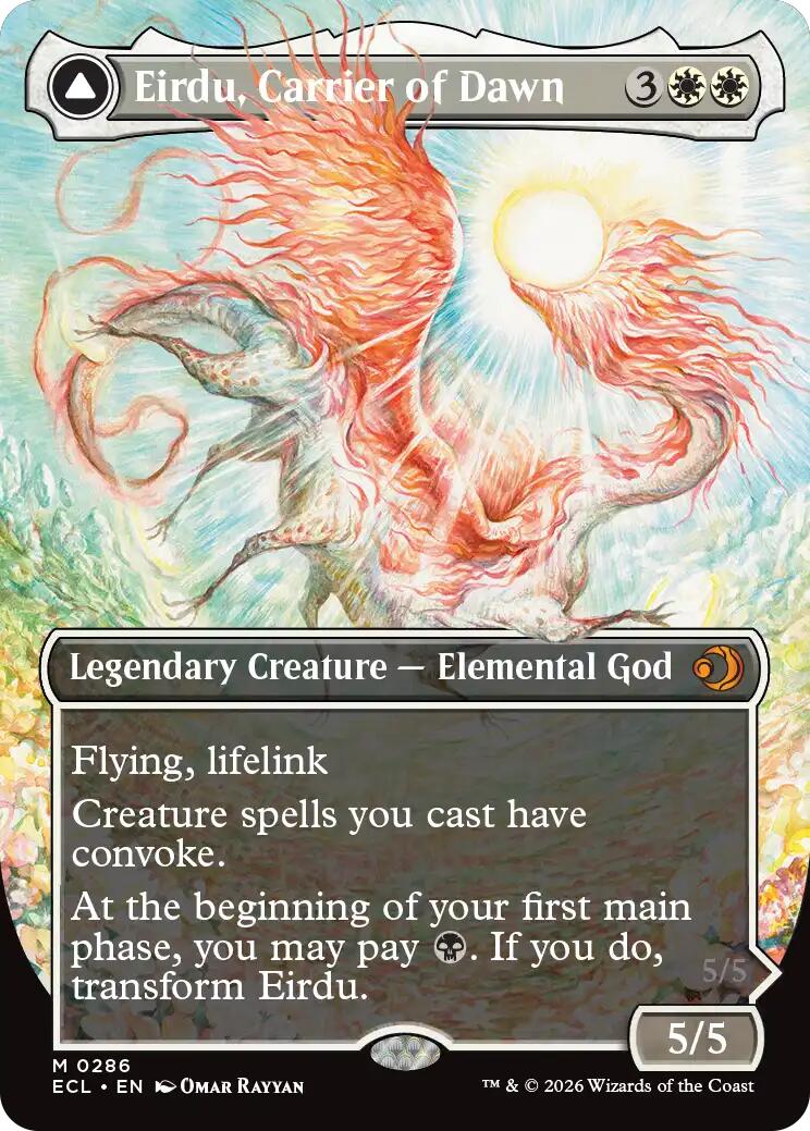 Eirdu, Carrier of Dawn (Borderless) [Lorwyn Eclipsed] | Total Play