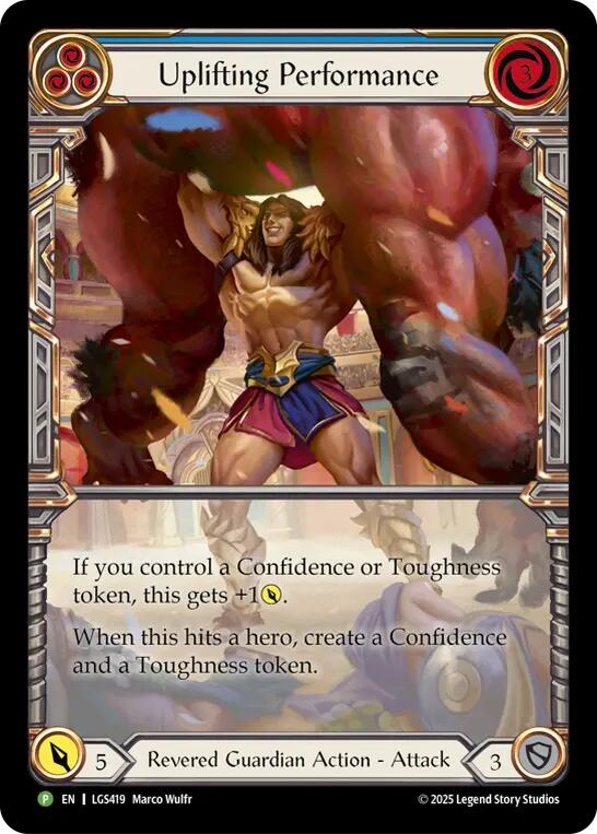 Uplifting Performance [LGS419] (Promo)  Cold Foil | Total Play