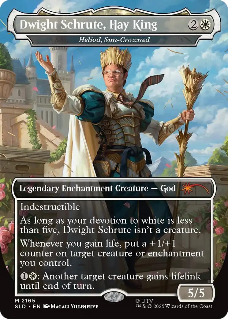 Dwight Schrute, Hay King - Heliod, Sun-Crowned [Secret Lair Drop Series] | Total Play