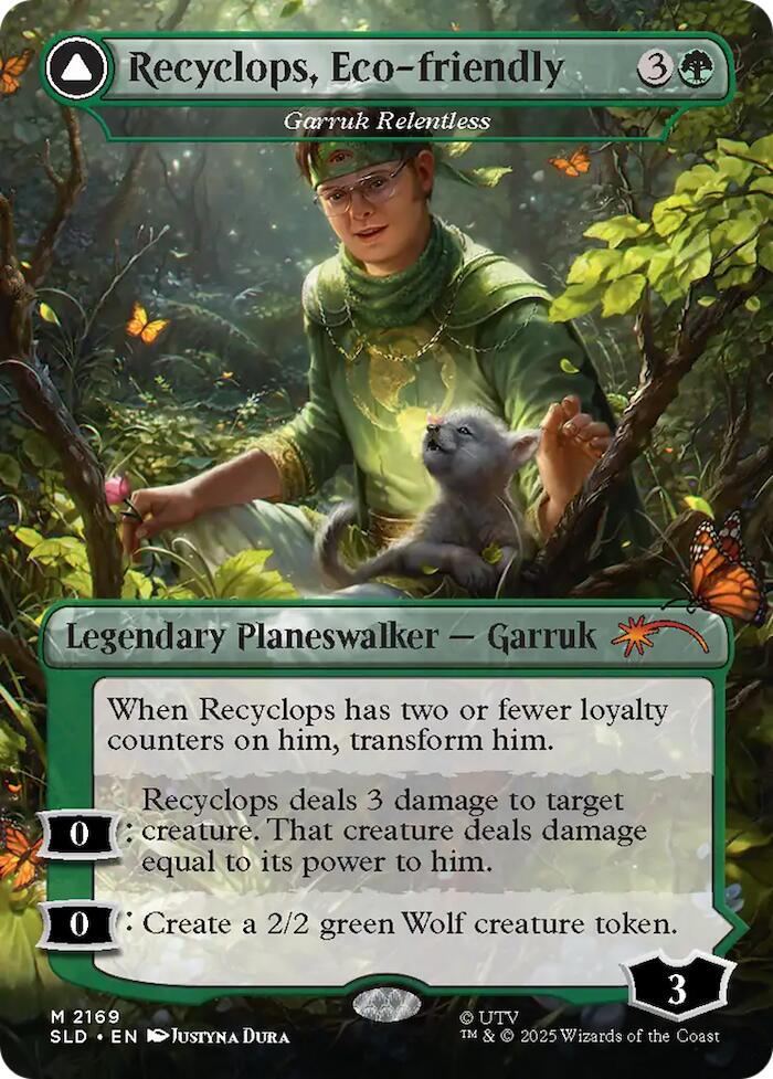 Recyclops, Eco-friendly - Garruk Relentless [Secret Lair Drop Series] | Total Play