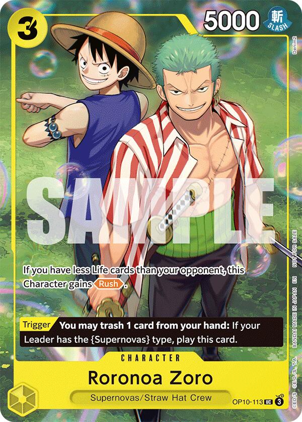 Roronoa Zoro (Learn Together Deck Set - Set Sail Event) [One Piece Promotion Cards] | Total Play