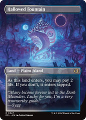 Hallowed Fountain (Borderless) [Lorwyn Eclipsed] | Total Play