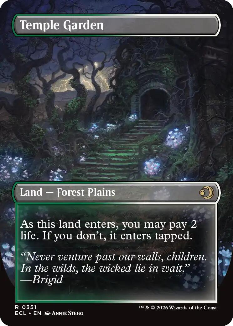 Temple Garden (Borderless) [Lorwyn Eclipsed] | Total Play