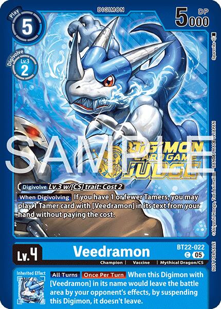 Veedramon [BT22-022] (Judge Pack 2025 Wave 2) [Cyber Eden] | Total Play