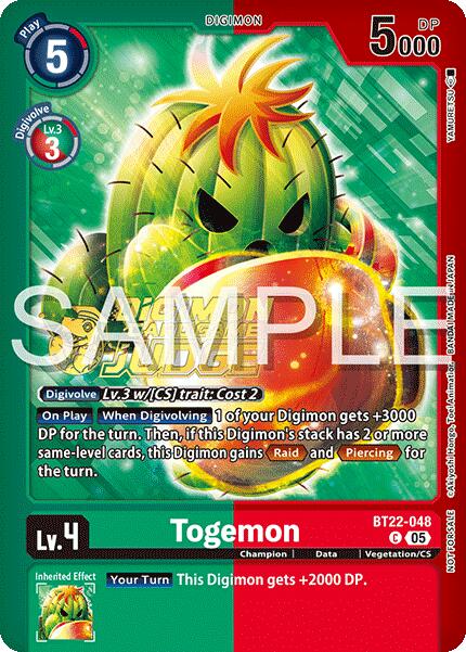Togemon [BT22-048] (Judge Pack 2025 Wave 2) [Cyber Eden] | Total Play