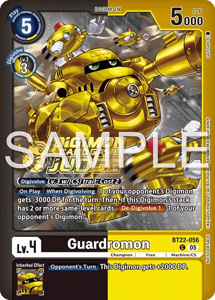 Guardromon [BT22-056] (Judge Pack 2025 Wave 2) [Cyber Eden] | Total Play