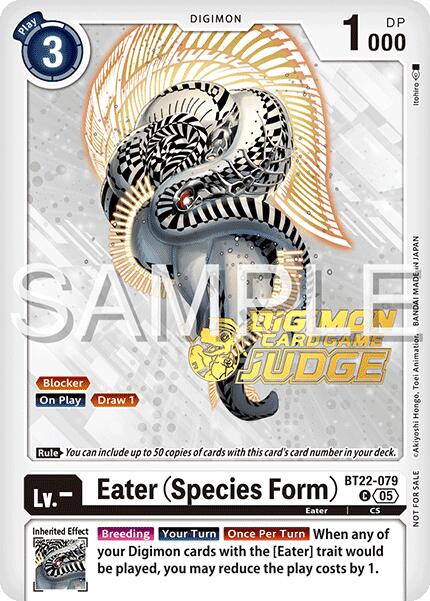 Eater [BT22-079] (Species Form) (Judge Pack 2025 Wave 2) [Cyber Eden] | Total Play