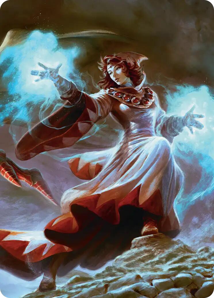 The Destined White Mage Scene Art Card [FINAL FANTASY Art Series] | Total Play