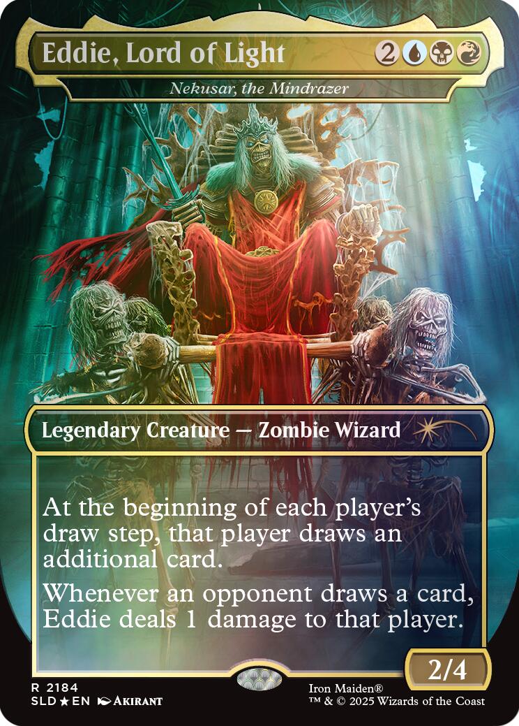 Eddie, Lord of Light - Nekusar, the Mindrazer (Rainbow Foil) [Secret Lair Drop Series] | Total Play