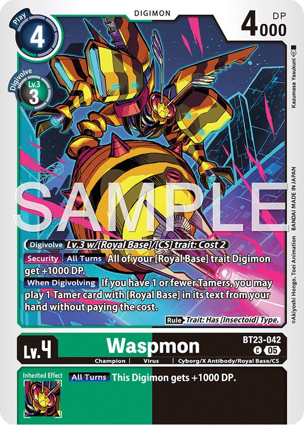 Waspmon [BT23-042] [Hackers' Slumber] | Total Play