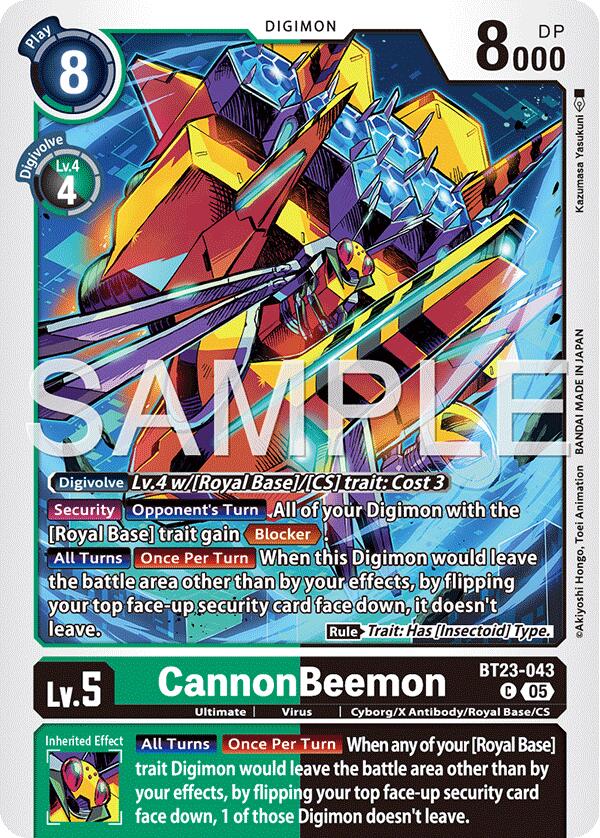 CannonBeemon [BT23-043] [Hackers' Slumber] | Total Play