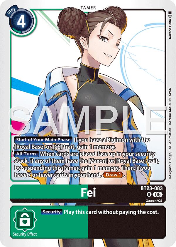Fei [BT23-083] [Hackers' Slumber] | Total Play
