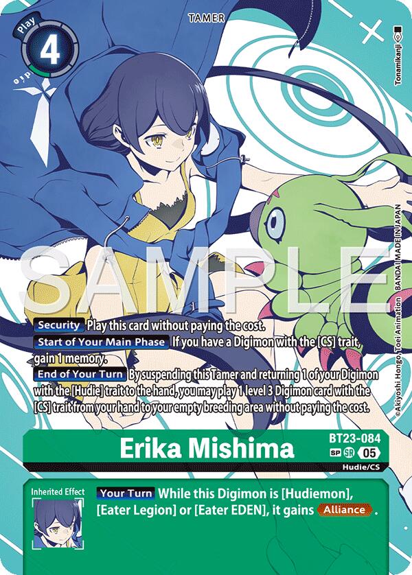 Erika Mishima [BT23-084] (SP) [Hackers' Slumber] | Total Play