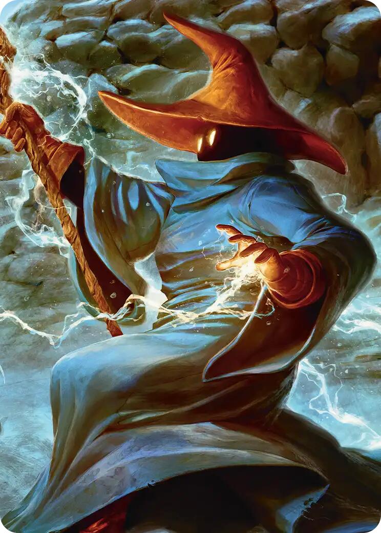 The Destined Black Mage Scene Art Card [FINAL FANTASY Art Series] | Total Play