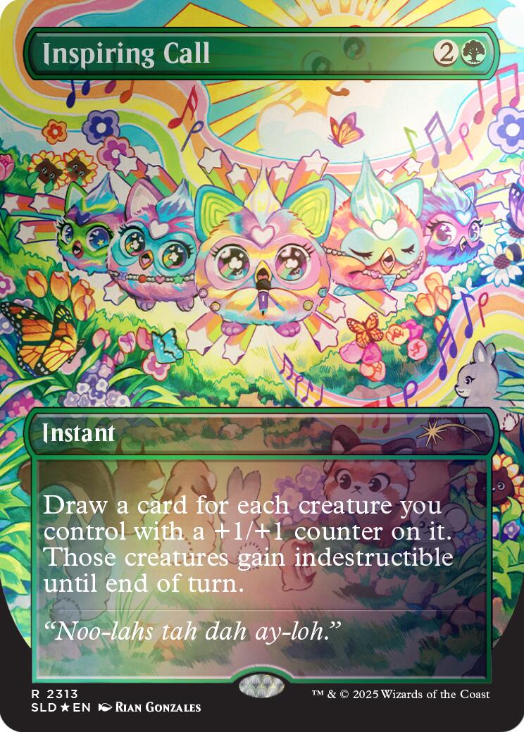 Inspiring Call (Rainbow Foil) [Secret Lair Drop Series] | Total Play